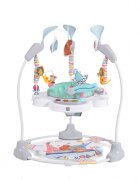 MONI Jumper pentru copii cu inaltime reglabila Bon Voyage Turquoise