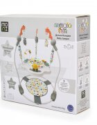 MONI Jumper pentru copii Magic fun Orange cu scaun rotativ 360inaltime reglabila pe 3 nivelepanou interactiv cu butoane muzicalejucarii din plusrecomandat de la 6luni si maxim 12 kg