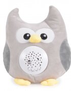 MONI Lampa de veghe din plus cu sunete albe si volum reglabil Friendly Owl