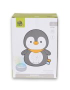 MONI Lampa de veghe pentru camera copii Snuggly Penguin cu sunete albe10 melodii linistitoare si sunete ale naturiiVolum reglabilOprire automata dupa 20 minuteMaterial plus moaleProiector detasabil utilizare individuala