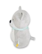 MONI Lampa de veghe pentru camera copii Snuggly Racoon cu sunete albe10 melodii linistitoare si sunete ale naturiiVolum reglabilOprire automata dupa 20 minuteMaterial plus moaleProiector detasabil utilizare individuala