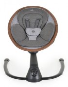 MONI Leagan electric pentru bebelusi Cangaroo cu senzor de miscare si telecomanda Cloud Premium Dark Grey