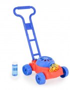 MONI Masina de tuns iarba pentru copii Sir Bubble Albastru cu baloane de sapunsolutie de baloane de 118ml inclusa