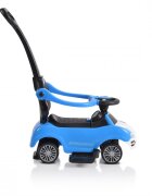MONI Masinuta copii de impins Rider 2in1 Blue cu maner parental detasabil volan cu melodii spatiu pentru jucarii sub scaun protectie impotriva rasturnarii recomandata copiilor cu varsta peste 2 ani