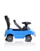 MONI Masinuta copii de impins Rider 2in1 Blue cu maner parental detasabil volan cu melodii spatiu pentru jucarii sub scaun protectie impotriva rasturnarii recomandata copiilor cu varsta peste 2 ani