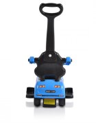 MONI Masinuta copii de impins Rider 2in1 Blue cu maner parental detasabil volan cu melodii spatiu pentru jucarii sub scaun protectie impotriva rasturnarii recomandata copiilor cu varsta peste 2 ani