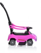 MONI Masinuta copii de impins Rider 2in1 Pink cu maner parental detasabil volan cu melodii spatiu pentru jucarii sub scaun protectie impotriva rasturnarii recomandata copiilor cu varsta peste 2 ani