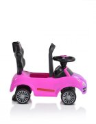 MONI Masinuta copii de impins Rider 2in1 Pink cu maner parental detasabil volan cu melodii spatiu pentru jucarii sub scaun protectie impotriva rasturnarii recomandata copiilor cu varsta peste 2 ani
