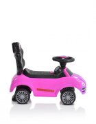 MONI Masinuta copii de impins Rider 2in1 Pink cu maner parental detasabil volan cu melodii spatiu pentru jucarii sub scaun protectie impotriva rasturnarii recomandata copiilor cu varsta peste 2 ani