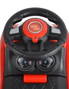 MONI Masinuta copii de impins Rider 2in1 Red cu maner parental detasabil volan cu melodii spatiu pentru jucarii sub scaun protectie impotriva rasturnarii recomandata copiilor cu varsta peste 2 ani