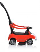 MONI Masinuta copii de impins Rider 2in1 Red cu maner parental detasabil volan cu melodii spatiu pentru jucarii sub scaun protectie impotriva rasturnarii recomandata copiilor cu varsta peste 2 ani