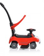 MONI Masinuta copii de impins Rider 2in1 Red cu maner parental detasabil volan cu melodii spatiu pentru jucarii sub scaun protectie impotriva rasturnarii recomandata copiilor cu varsta peste 2 ani