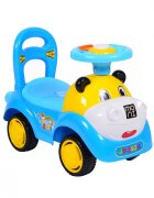 MONI Masinuta copii Ride-On fara pedale Super Car Blue cu functii muzicale si spatiu de depozitare