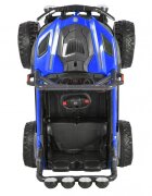MONI Masinuta electrica pentru copii Jakarta Blue 12V 140W de teren 4x4 cu telecomanda player muzical 4 motoare deschidere usi si lumini