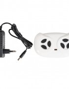 MONI Masinuta electrica pentru copii Jakarta Blue 12V 140W de teren 4x4 cu telecomanda player muzical 4 motoare deschidere usi si lumini