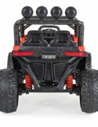 MONI Masinuta electrica pentru copii Jakarta Red 12V 140W de teren 4x4 cu telecomanda player muzical 4 motoare deschidere usi si lumini