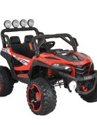 MONI Masinuta electrica pentru copii Jakarta Red 12V 140W de teren 4x4 cu telecomanda player muzical 4 motoare deschidere usi si lumini
