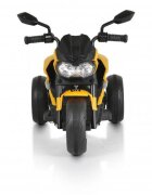 MONI Motocicleta electrica pentru copii Bo Colombo Yellow 12V 60W cu oglinzi suport picioare muzica si lumini