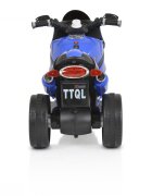 MONI Motocicleta electrica pentru copii Comet Blue 6V7AhRoti rezistenteOglinzi retrovizoareLampi frontale si lumini LEDMuzicaMufa MP3USBPornire la butonSezut ergonomic