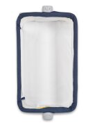 MONI Patut co-sleeper cu inaltime reglabila si saltea inclusa Pengy Albastru