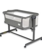 MONI Patut co-sleeper cu inaltime reglabila si saltea inclusa Pengy Grey