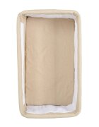 MONI Patut Co-Sleeper Mystery Beige 93x69x72-84 cm multifunctional cu laterala culisantafunctie leganarepozitie anti-reflux 5 pozitii de reglare a inaltimiisaltea si geanta transport incluse