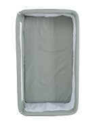 MONI Patut Co-Sleeper Mystery Green 93x69x72-84 cm multifunctional cu laterala culisantafunctie leganarepozitie anti-reflux 5 pozitii de reglare a inaltimiisaltea si geanta transport incluse