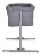 MONI Patut Co-Sleeper Mystery Grey 93x69x72-84 cm multifunctional cu laterala culisantafunctie leganarepozitie anti-reflux 5 pozitii de reglare a inaltimiisaltea si geanta transport incluse