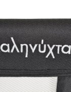 MONI Patut pentru bebelusi Kalinihta Premium Black 90x53x74 cm cu suport pentru accesoriiplasa insecte si saltea inclusa recomandat de la nastere pana la o greutate de maxim 11 kg