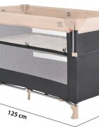 MONI Patut pliabil cu laterala culisanta Next level Beige