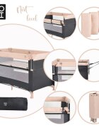 MONI Patut pliabil cu laterala culisanta Next level Beige