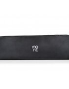 MONI Patut pliabil de calatorie Solo Grey cu un nivelpliere compactasaltea pliabila si geanta transport incluselaterale cu plasa de ventilatieusa de acces cu fermoarideal pentru calatorii sau vizite la bunici