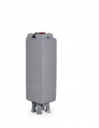 MONI Patut pliabil de calatorie Solo Grey cu un nivelpliere compactasaltea pliabila si geanta transport incluselaterale cu plasa de ventilatieusa de acces cu fermoarideal pentru calatorii sau vizite la bunici
