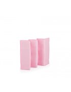 MONI Patut pliabil de calatorie Solo Pink cu un nivelpliere compactasaltea pliabila si geanta transport incluselaterale cu plasa de ventilatieusa de acces cu fermoarideal pentru calatorii sau vizite la bunici