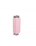 MONI Patut pliabil de calatorie Solo Pink cu un nivelpliere compactasaltea pliabila si geanta transport incluselaterale cu plasa de ventilatieusa de acces cu fermoarideal pentru calatorii sau vizite la bunici