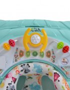 MONI Premergator copii Jungle Mint pliabil compactcu panou interactiv muzicalspatar inalthusa detasabilainaltime reglabila