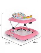 MONI Premergator cu panou interactiv Jungle Pink