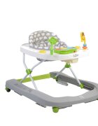 MONI Premergator pentru copii Zoo Grey 2-in-1 transformabil in antepremergatorroti pivotantepliere compactapanou interactiv cu muzica si jucarii