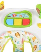 MONI Premergator pentru copii Zoo Red 2-in-1 transformabil in antepremergatorroti pivotantepliere compactapanou interactiv cu muzica si jucarii