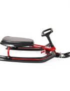 MONI Saniuta cu volan pentru copii Snowy Red