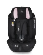 MONI Scaun auto cu isofix I-Safe Pink 76-150 cmcertificare i-size R129centura ancorare top tethertetiera reglabila 13 pozitiihusa detasabilasaltea reductorpernuta gat si jucarie plus incluse