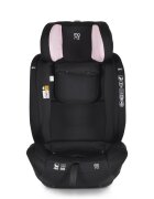 MONI Scaun auto cu isofix I-Safe Pink 76-150 cmcertificare i-size R129centura ancorare top tethertetiera reglabila 13 pozitiihusa detasabilasaltea reductorpernuta gat si jucarie plus incluse