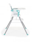 MONI Scaun de masa pentru bebelusi Amaretti Mint multifunctional 3in1functie booster si scaunelmasuta reglabilahusa piele ecologicasuport picioare reglabilcenturi de siguranta