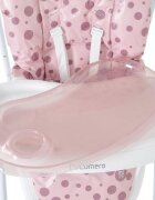 MONI Scaun de masa pliabil cu inaltime reglabila si husa impermeabila Cocomero Pink