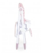 MONI Scaun de masa pliabil cu inaltime reglabila si husa impermeabila Cocomero Pink