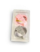 MONI Set 2 inele pentru tarc de joaca PinkGrey