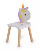 MONI Set masuta cu 2 scaunele din lemn Unicorn