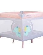 MONI Tarc de joaca pliabil pentru copii 93x93 cm Giant Giant Light Pink