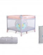 MONI Tarc de joaca pliabil pentru copii 93x93 cm Giant Giant Light Pink