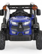 MONI Tractor electric 12V pentru copiicu telecomanda parintideschidere usiroti rezistente3 vitezefunctii muzicale si lumini Harvest Blue